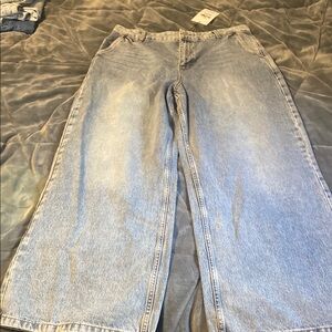 Princess Polly Light Blue Denim Jeans